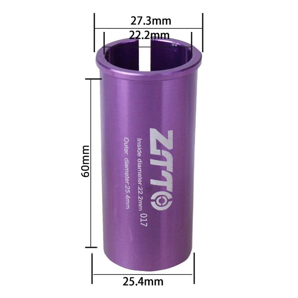 ZTTO Bike Seat Post Adapter Aluminum Bicycle Seat Post Tube Reducing Sleeve Converter ZTTO Bike Seat Post Adapter Aluminum Bicycle Seat Post Tube Reducing Sleeve Converter